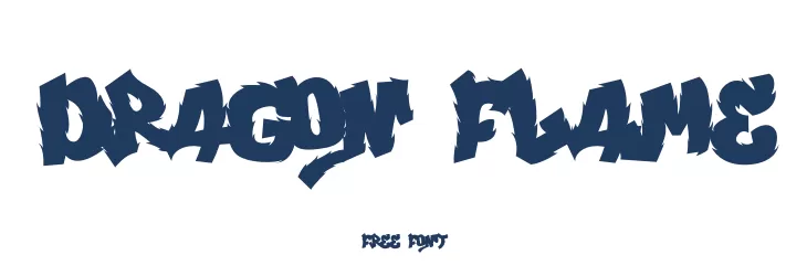 Dragon Flame  नि: शुल्क फ़ॉन्ट्स डाउनलोड