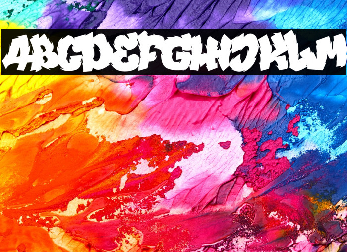 Dragon Flame Schriftart examples