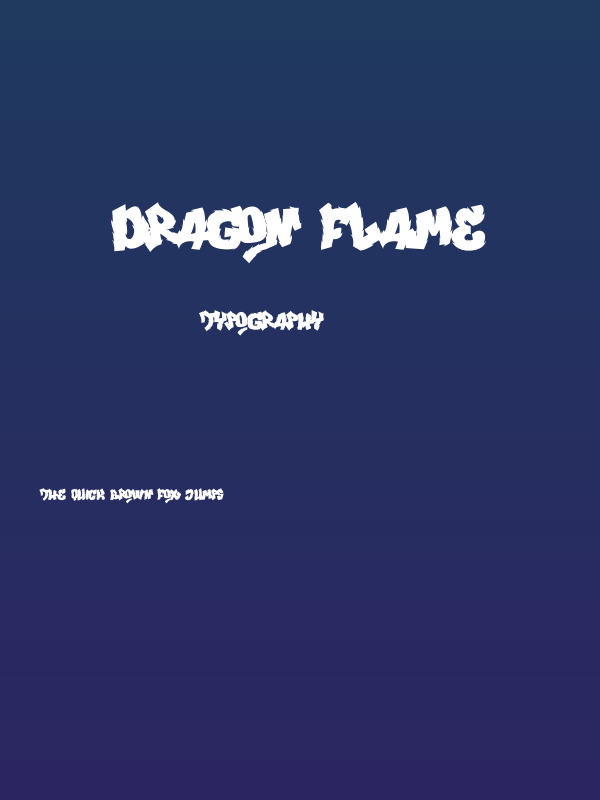 Dragon Flame Poster