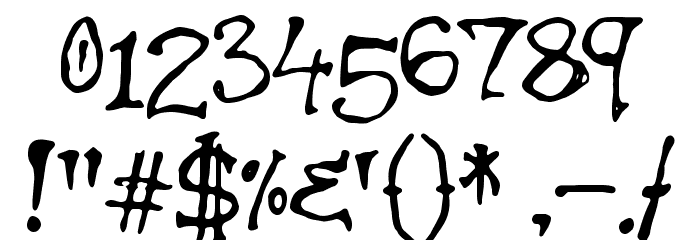 Dragon Harbour Schriftart Anderer Schreiben