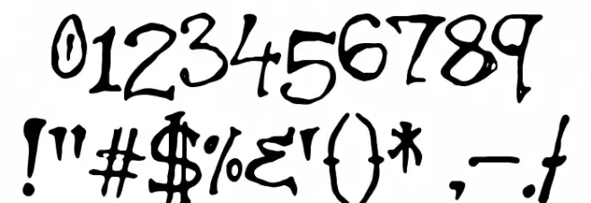 Dragon Harbour Schriftart Anderer Schreiben