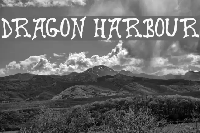 Dragon Harbour Schriftart examples