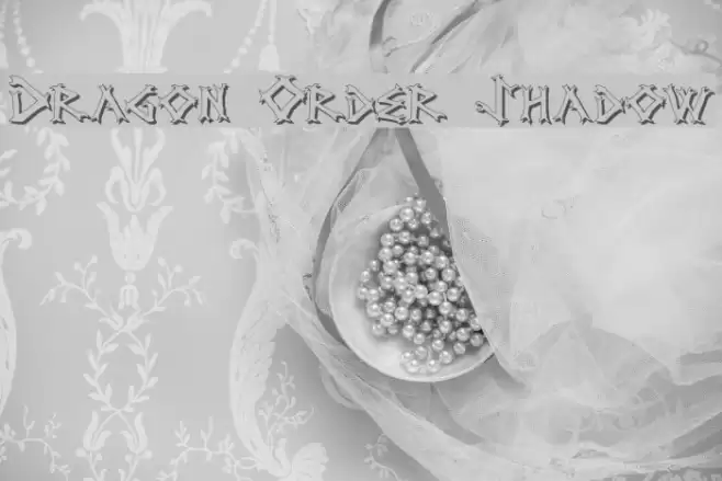 Dragon Order Shadow Caratteri examples