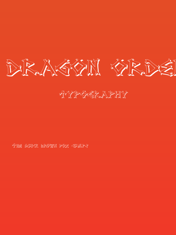 Dragon Order Shadow Poster