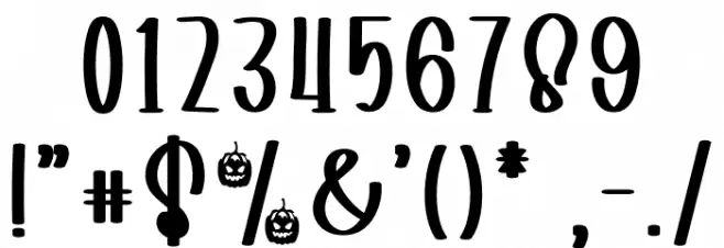 Dragon Pumpkin फ़ॉन्ट अन्य घर का काम