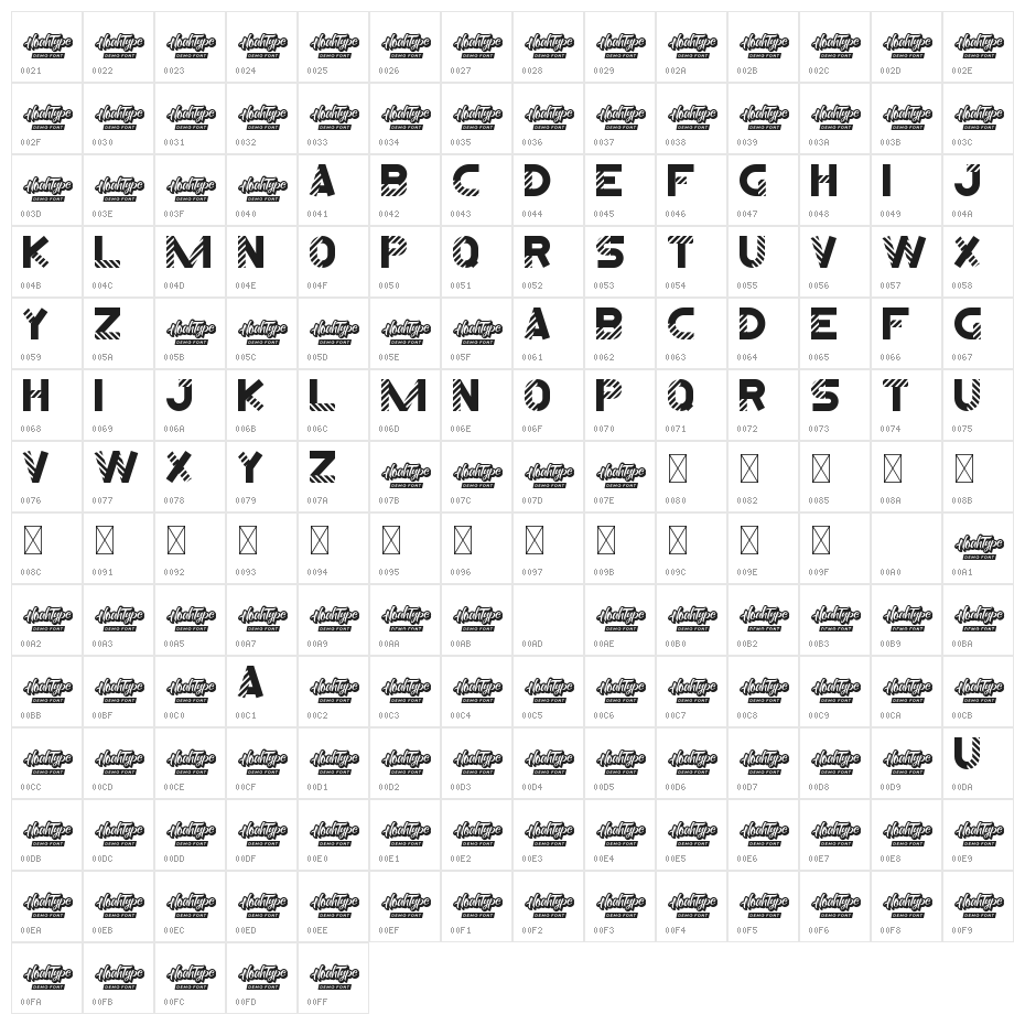 Dragon Snake Demo Character Map