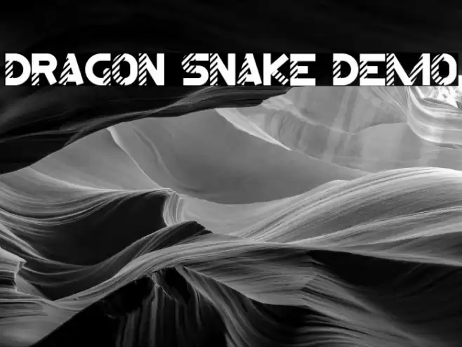 Dragon Snake Demo フォント examples