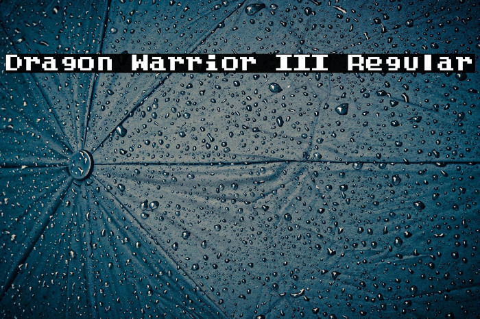 Dragon Warrior III Regular Example 1