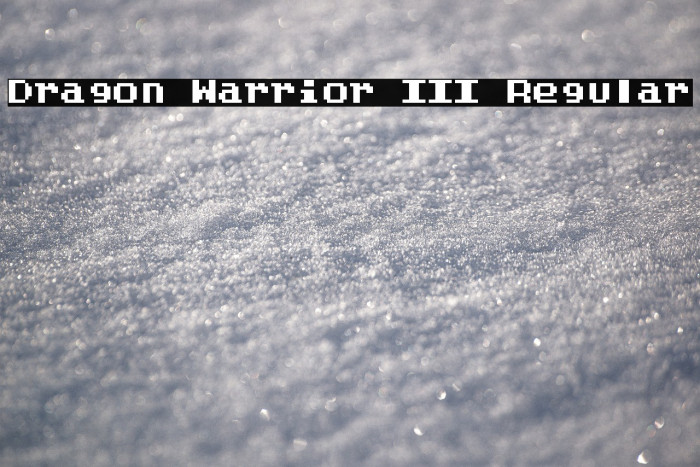 Dragon Warrior III Regular Example 3