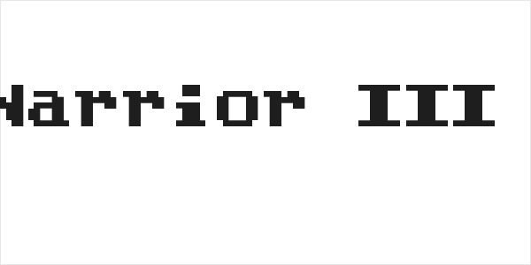 Dragon Warrior III Regular Logo
