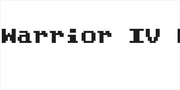 Dragon Warrior IV Regular Logo