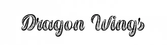 Dragon Wings  Frei Schriftart Herunterladen