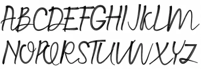 Dragon Schriftart Groß