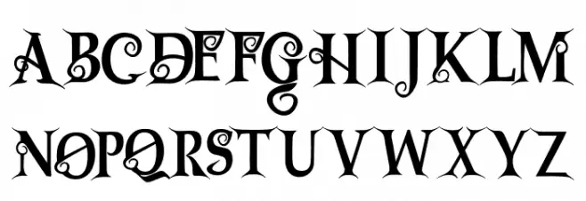 DragonFREE 字体 大写