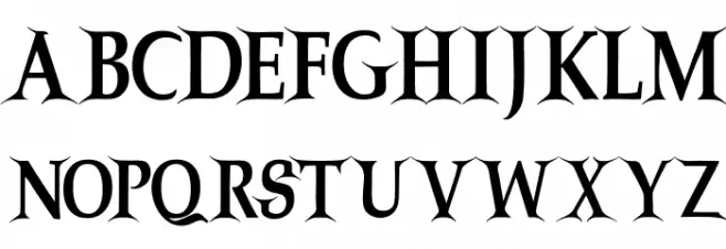 DragonFREE خط أحرف صغيرة