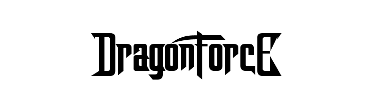 DragonForcE  免费字体下载