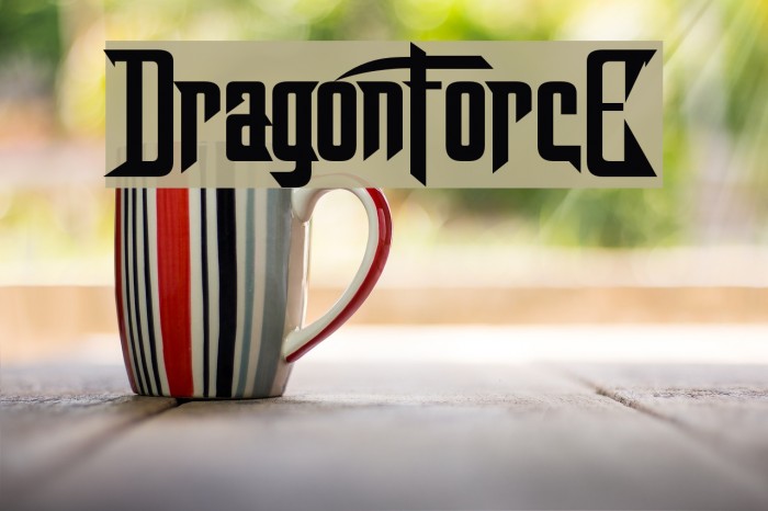 DragonForcE Font examples