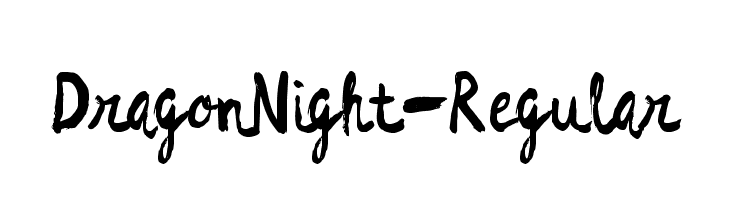 DragonNight-Regular Font