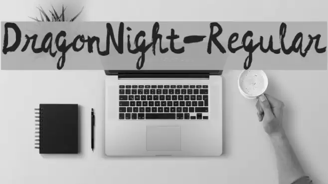 DragonNight-Regular Font examples