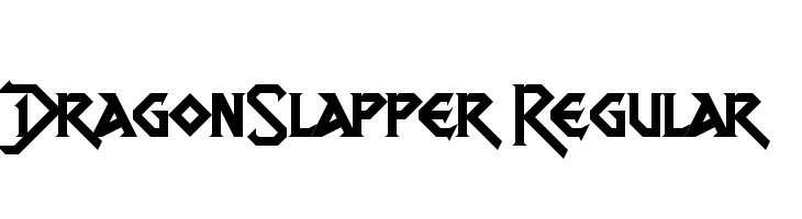 DragonSlapper Regular Font