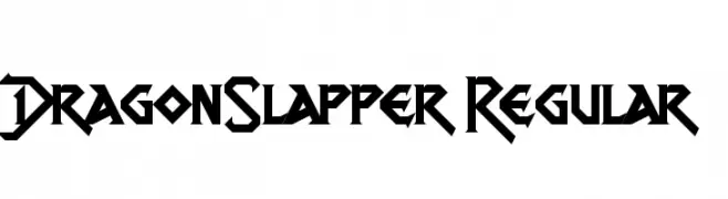 DragonSlapper Regular  baixar fontes gratis