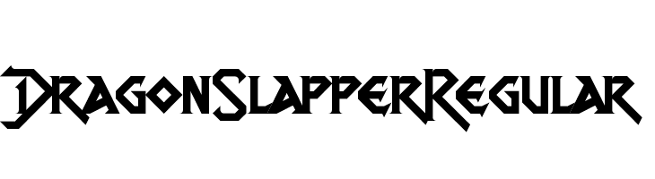 DragonSlapper Regular  les polices de caractères gratuit tlcharger