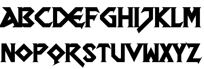 DragonSlapper Regular Font LOWERCASE