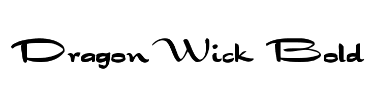 DragonWick Bold  Frei Schriftart Herunterladen