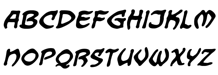 Dragonbones BB Bold Font LOWERCASE