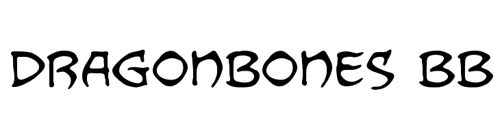 Dragonbones BB  font caratteri gratis