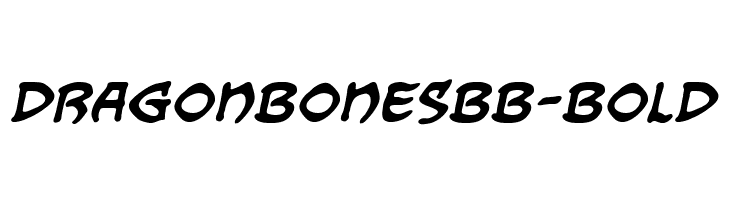 DragonbonesBB-Bold Font