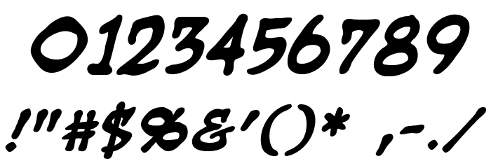 DragonbonesBB-Bold Font OTHER CHARS