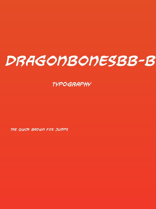 DragonbonesBB-Bold Poster