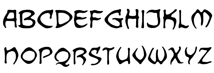 DragonbonesBB Font LOWERCASE