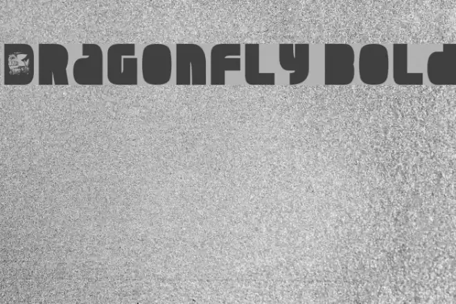 Dragonfly Bold Font examples