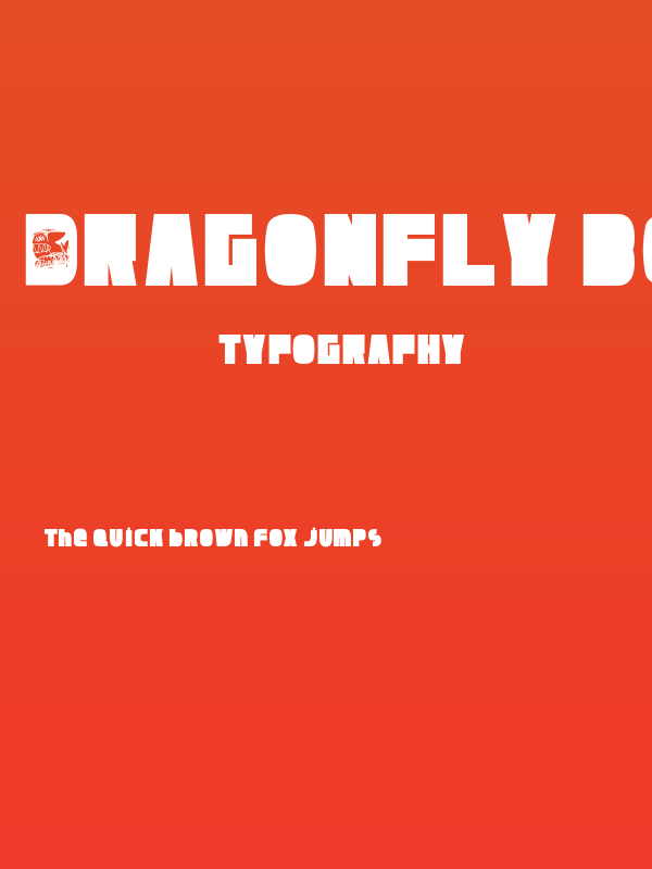 Dragonfly Bold Poster
