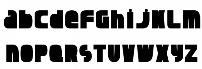 Dragonfly Bold Font Litere mici
