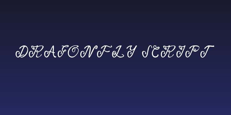 Dragonfly Script Social Header