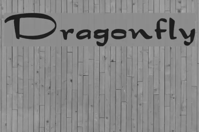 Dragonfly Font examples