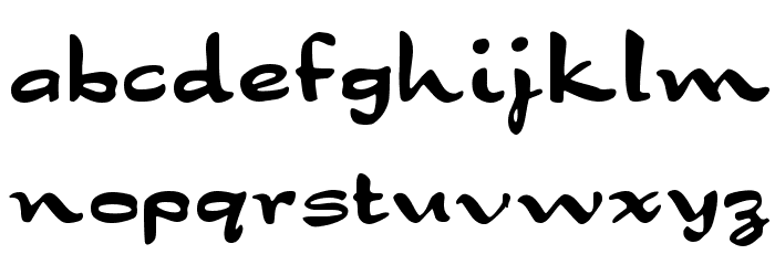 Dragonfly Font LOWERCASE