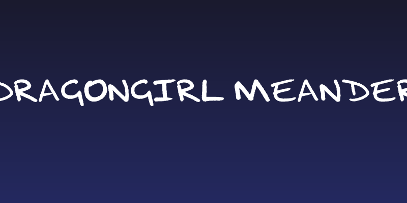 Dragongirl Meander Social Header