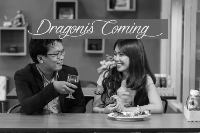 DragonisComing Font examples