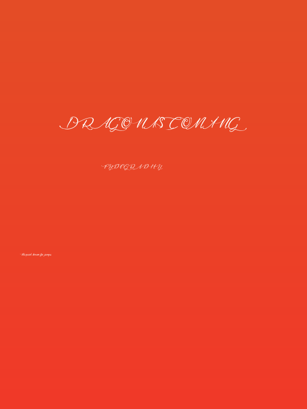 DragonisComing Poster