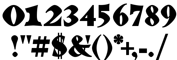 Dragonlands Font OTHER CHARS