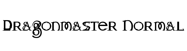 Dragonmaster Normal Schriftart