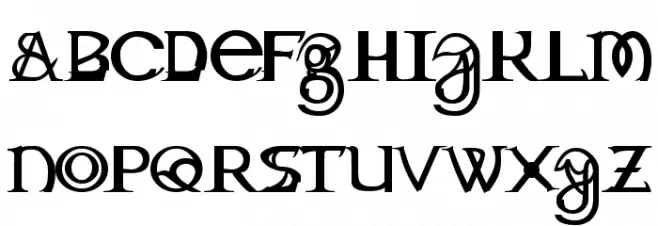 Dragonmaster Normal フォント 大文字
