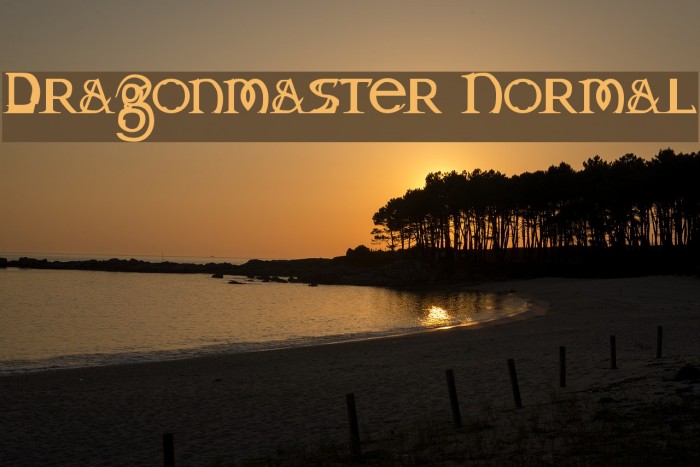 Dragonmaster Normal Font examples