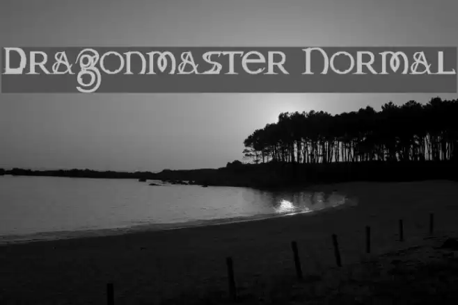 Dragonmaster Normal Schriftart examples