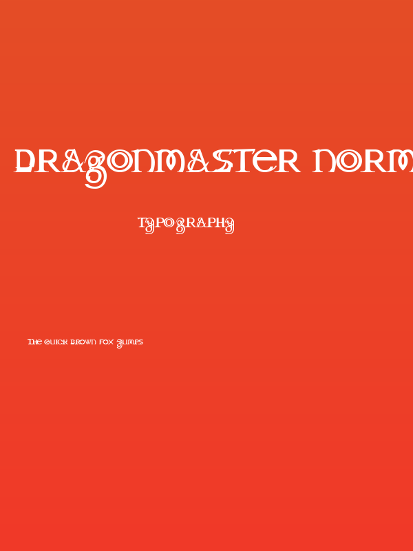 Dragonmaster Normal Poster