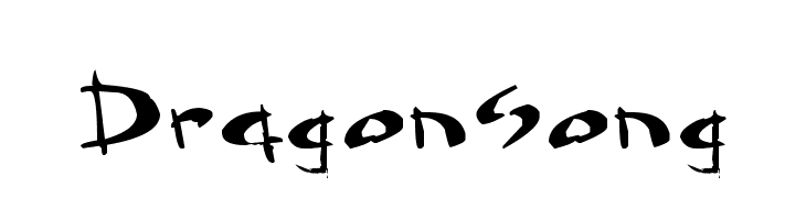 Dragonsong  フリーフォントのダウンロード